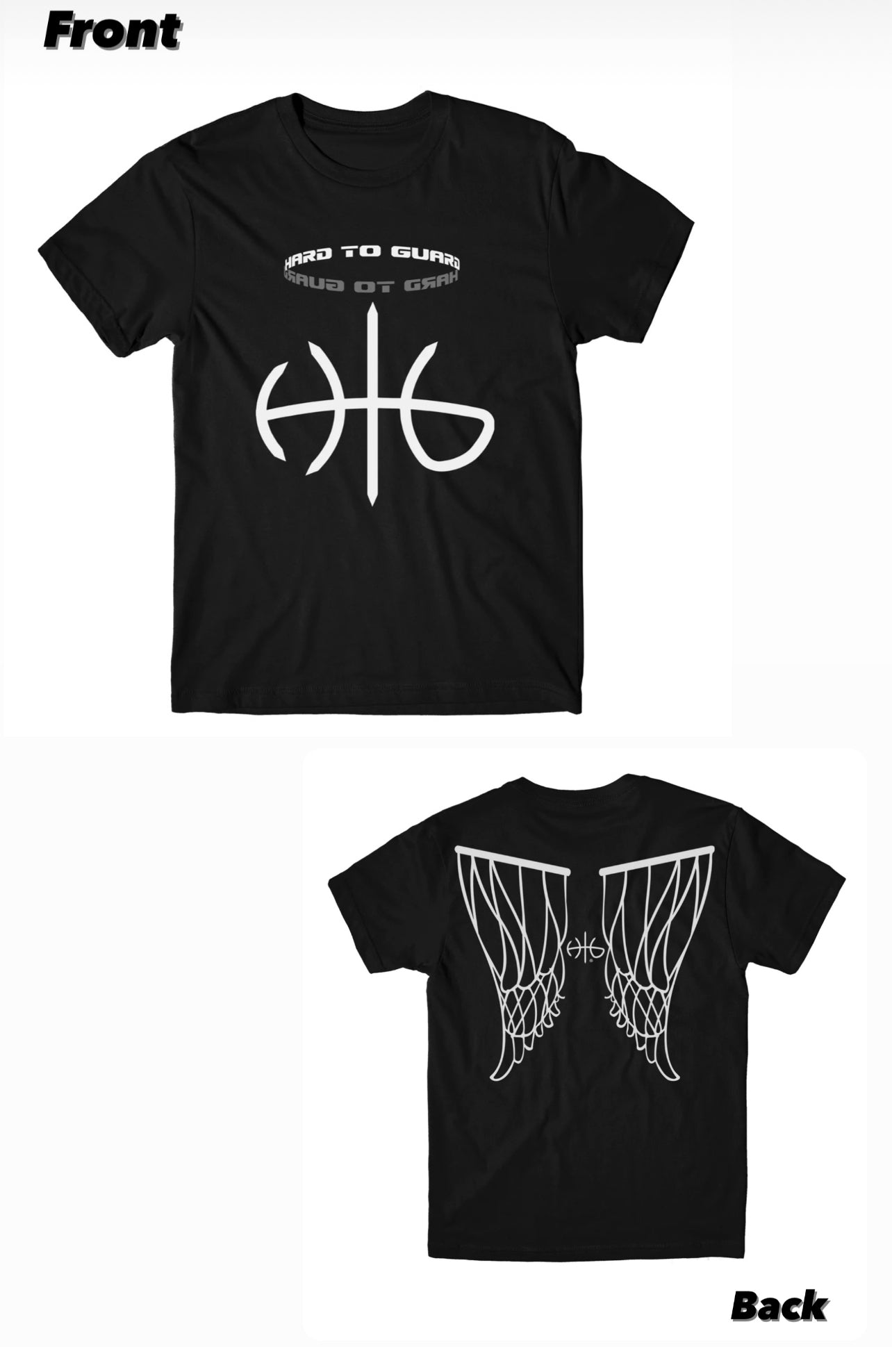 HtG "Halo & Hoop Wings" Heavy Weight PRO Series T Shirt