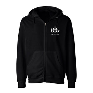 HtG "COLLEGE" zip up Heavyweight Hoodie